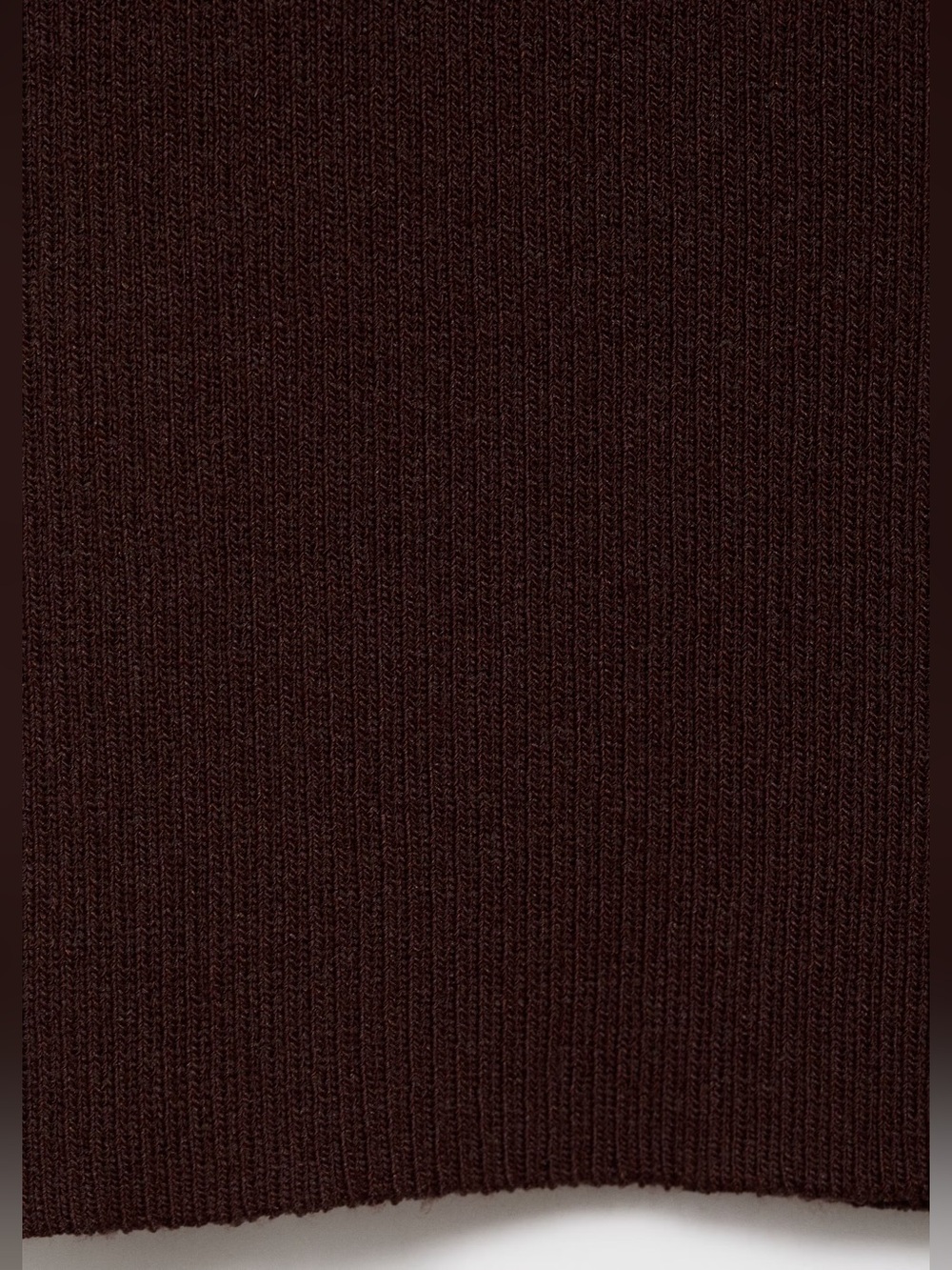 Mango Brown knitted waistcoat with slits NWT - Picture 7 of 7